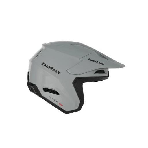 Casco Trial Hebo HTR F02 ZONE PRO Mono gris