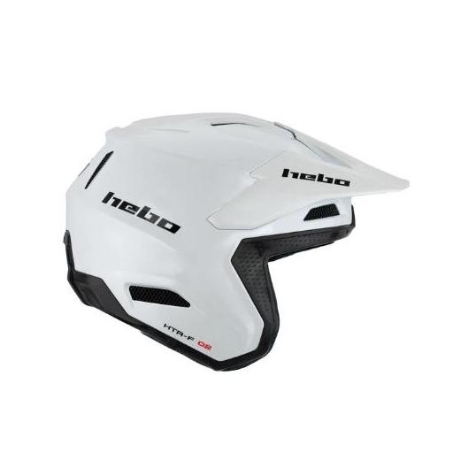 Casco Trial Hebo HTR F02 ZONE PRO Mono blanco