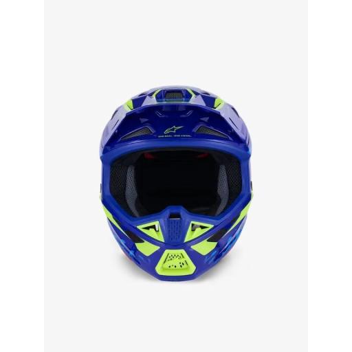 Casco Alpinestars Supertech M7 Deed azul y amarillo [3]