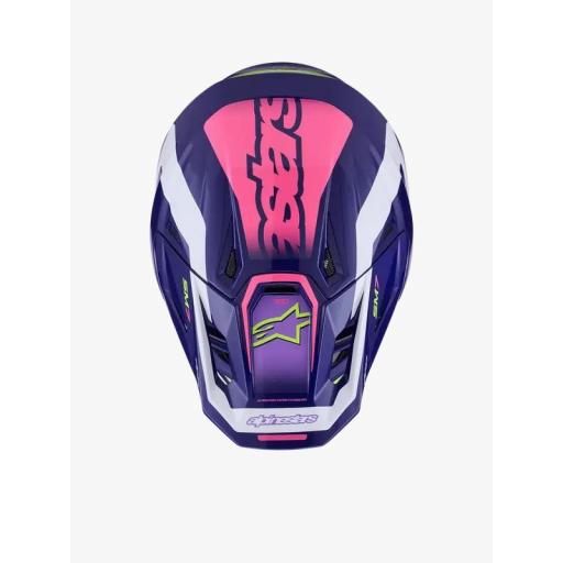 Casco Alpinestars Supertech M7 Deed púrpura y rosa [2]