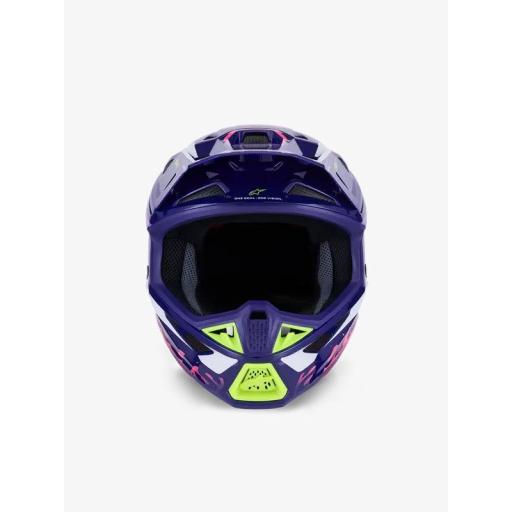 Casco Alpinestars Supertech M7 Deed púrpura y rosa [1]