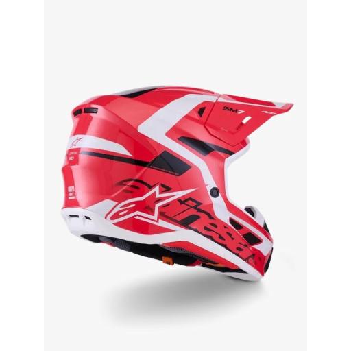 Casco Alpinestars Supertech M7 Deed Rojo, blanco y negro [1]