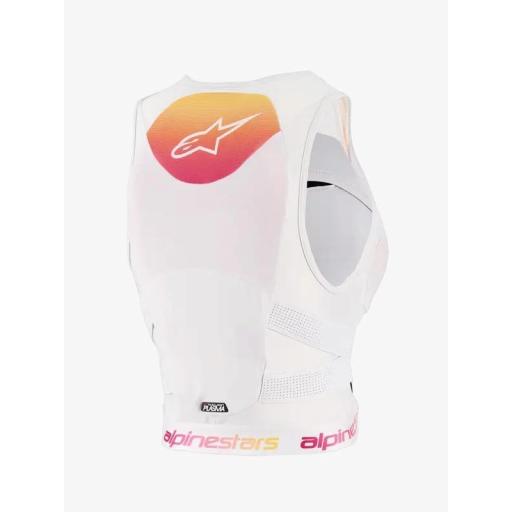 Protección pectoral Alpinestars Stella Plasma para mujer color Blanco [1]