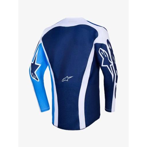 Camiseta Alpinestar Racer Air Portl azul y blanco [1]