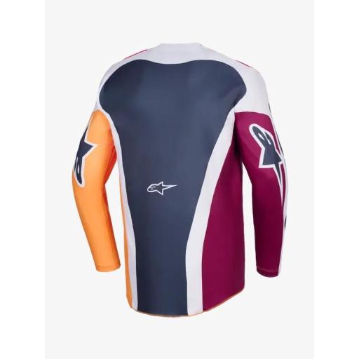 Camiseta Alpinestar Racer Air Portl rojo y gris [1]