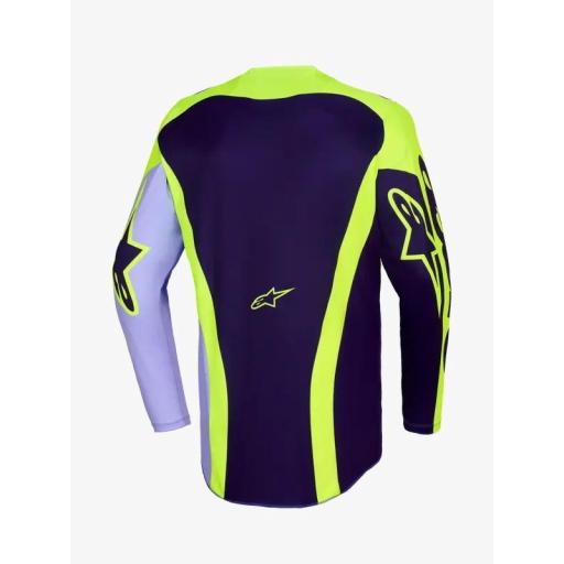 Camiseta Alpinestar Racer Air Portl púrpura y amarillo [1]