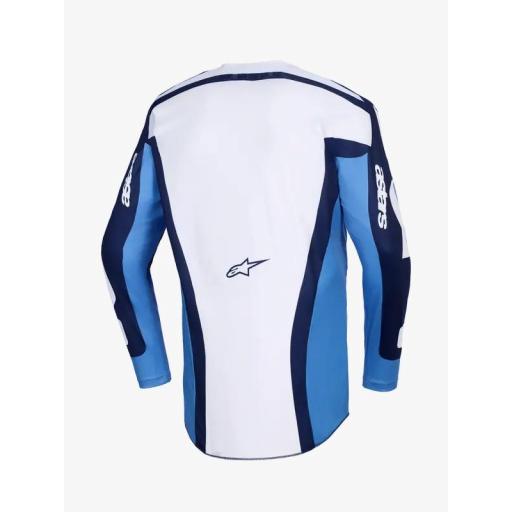 Camiseta Alpinestar Racer Riway azul y blanco [1]