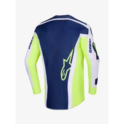Camiseta Alpinestar Racer Riway gris, amarillo y azul [1]