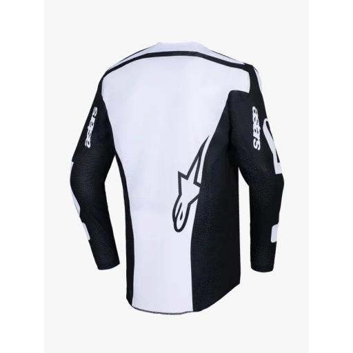 Camiseta Alpinestar Racer Riway negro y blanco [1]