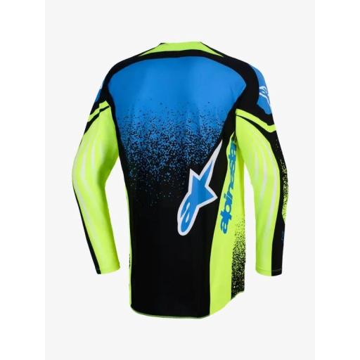 Camiseta Alpinestar Techstar Nomur azul marino, amarillo y azul [1]