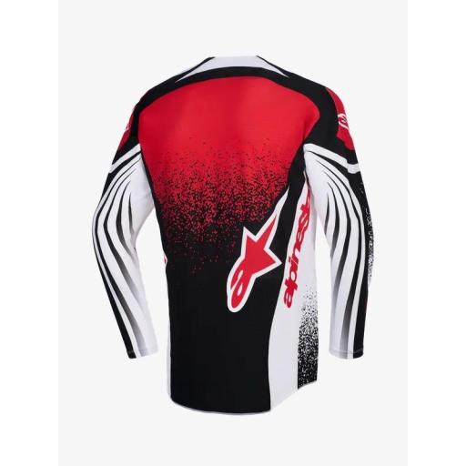 Camiseta Alpinestar Techstar Nomur negro, blanco y rojo [1]