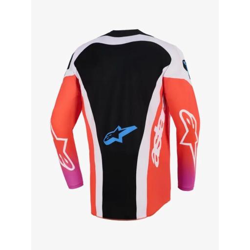 Camiseta Alpinestar Techstar Knif gris, naranja y negro [1]