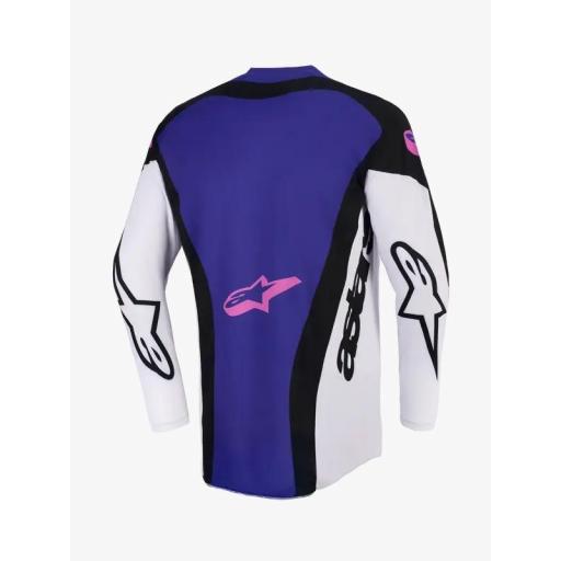 Camiseta Alpinestar Techstar Knif negro, gris y púrpura [1]