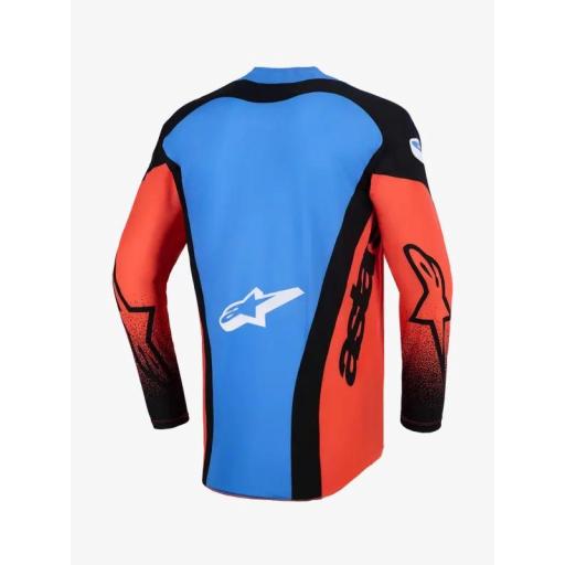 Camiseta Alpinestar Techstar Knif naranja, negro y azul [1]
