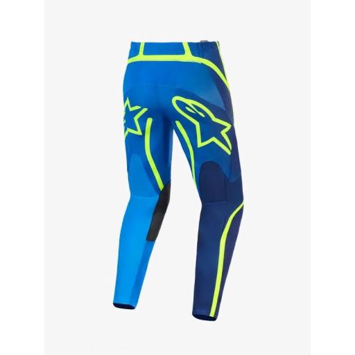 Pantalones Apinestars Fluid Apex azul y amarillo [1]