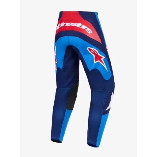Pantalones Apinestars Fluid Grid azul y rojo [1]
