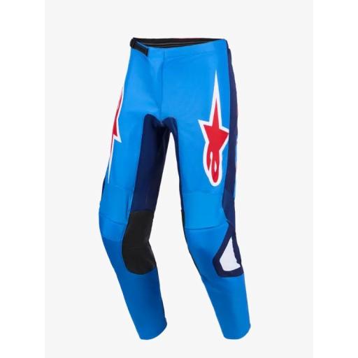 Pantalones Apinestars Fluid Grid azul y rojo