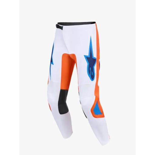 Pantalones Apinestars Fluid Grid naranja y azul 