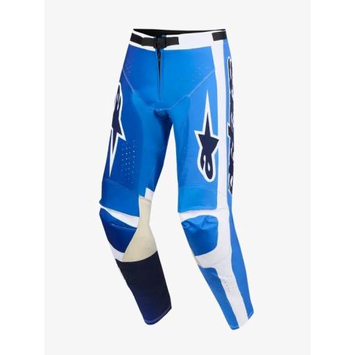 Pantalones Apinestars Racer Air Portl azul y blanco