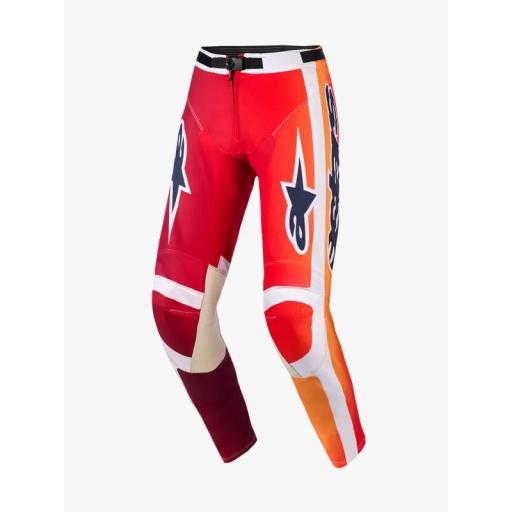 Pantalones Apinestars Racer Air Portl rojo y gris