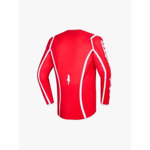 Camiseta infantil ALPINESTARS Fluid Apex roja y blanca [1]