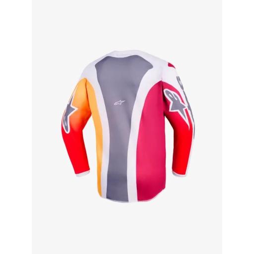 Camiseta infantil ALPINESTARS Fluid Portl roja y gris [1]