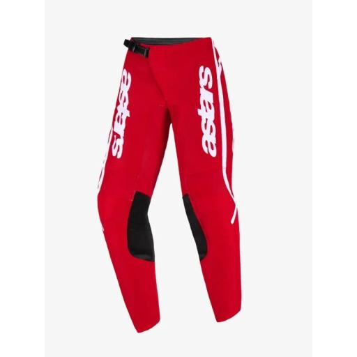 Pantalones infantiles Alpinestars Fluid Apex rojo y blanco