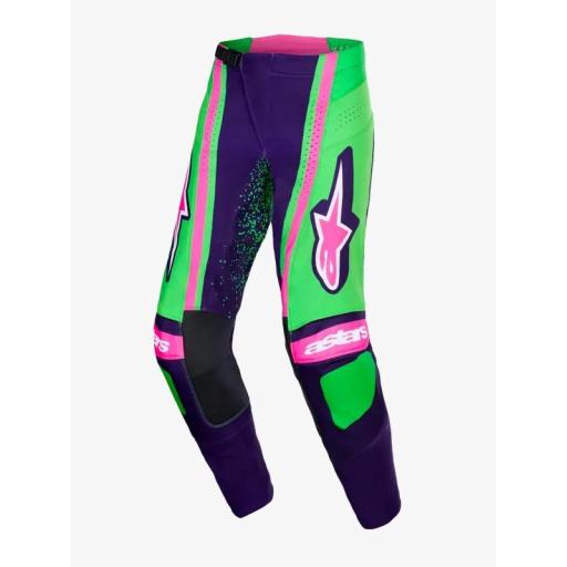 Pantalones Techstar Nomur púrpura, verde y rosa [0]