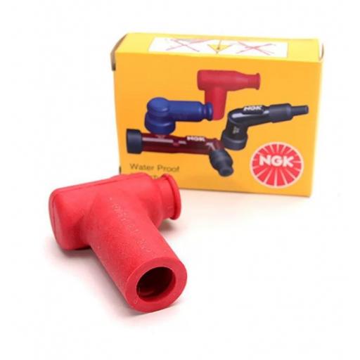 Pipa Bujía NGK LB05EMHR roja [0]