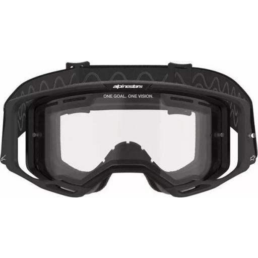 Gafas Alpinestars Vision 8 Corp color negro cristal transparente  [2]