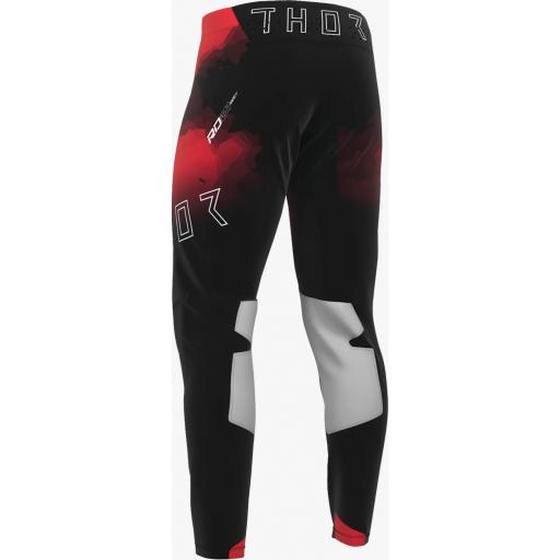 Pantalón Thor Sportmode Carbon rojo y negro '26 [2]