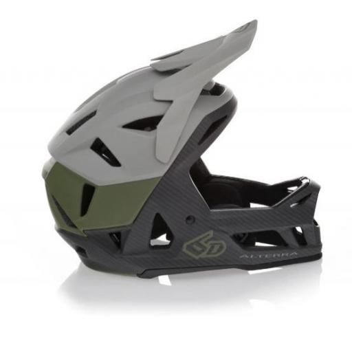 Casco 6d Alterra Enduro negro militar [0]