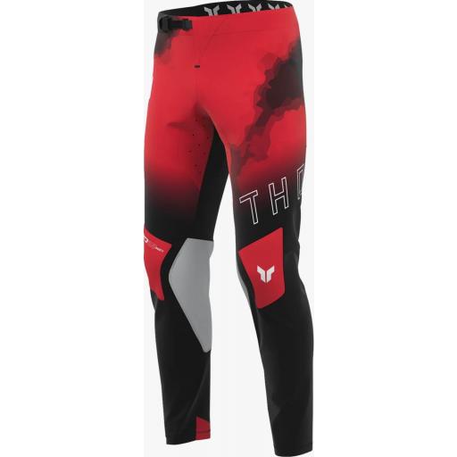 Pantalón Thor Sportmode Carbon rojo y negro '26 [1]