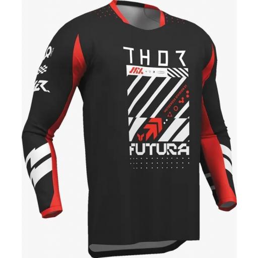 Camiseta infantil Thor Launchmode Futura Negro y rojo [1]