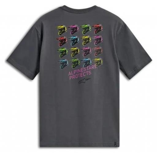 Camiseta Alpinestars CSF POP HELMET CHARCOAL [1]