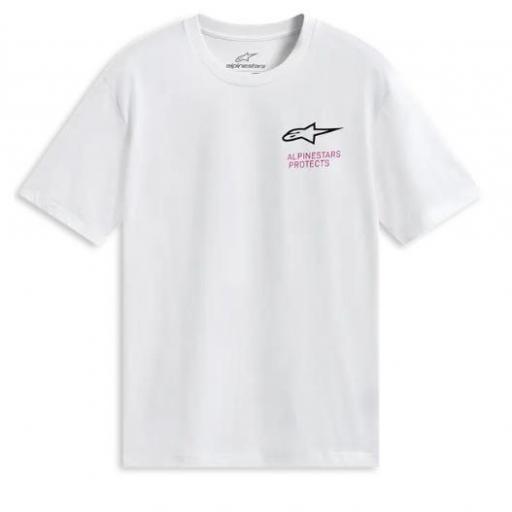Camiseta Alpinestars CSF POP HELMET blanca [0]