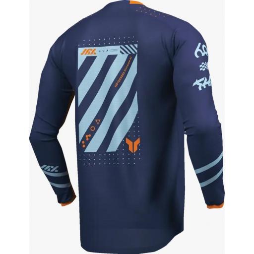 Camiseta infantil Thor Launchmode Futura azul y naranja [2]