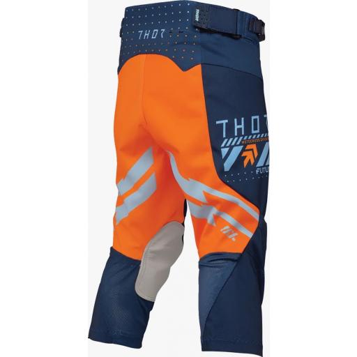Pantalon infantil Thor Launchmode Futura azul marino y naranja  [3]