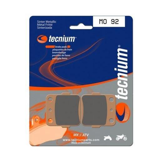 Pastillas de freno traseras Tecnium MO92 Sinterizadas