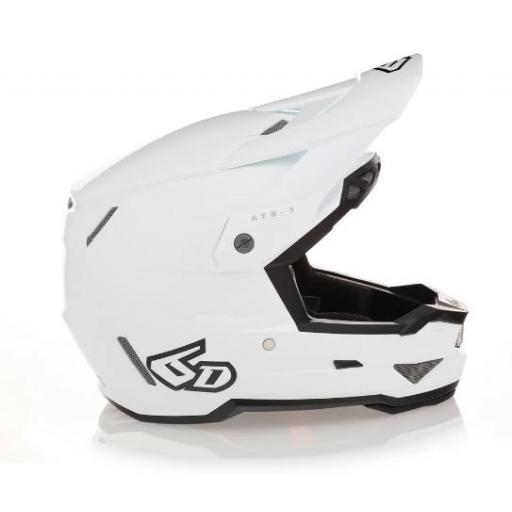 Casco 6d ATB-3 Solid descenso y BMX BLANCO [0]