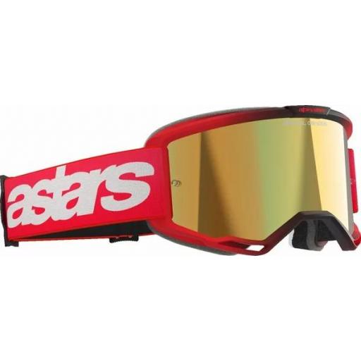 Gafas Alpinestars Vision 5 Blaze color rojo cristal oro [1]