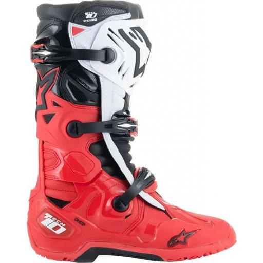 Alpinestars Tech 10 Enduro rojas, negras y blancas [2]