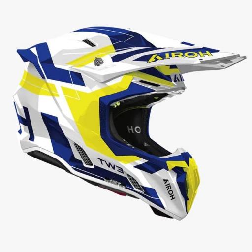 Airoh TWIST 3 Dynasty azul y amarillo brillante  [1]