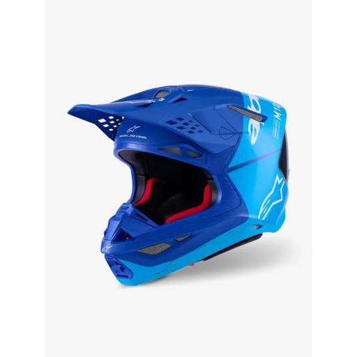 Casco Alpinestars Supertech M10 Flood azul 