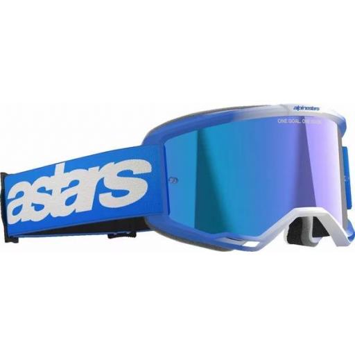 Gafas Alpinestars Vision 5 Blaze color azul cristal azul espejo  [1]