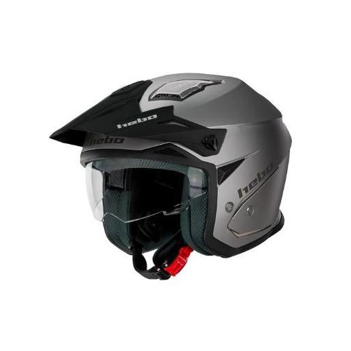 Casco Trial Hebo HTR-P01 V6 MONO DUO MATE [1]