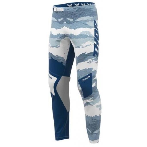 Pantalón Thor Sportmode Recon LE blanco y azul '26