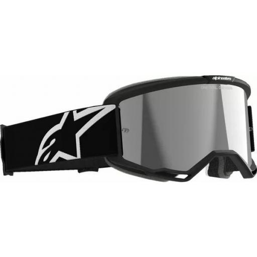 Gafas Alpinestars Vision 5 Corp color negro cristal plata espejo  [1]