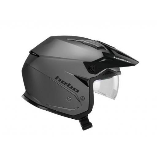 Casco Trial Hebo HTR-P01 V6 MONO DUO MATE