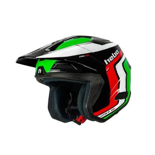 Casco Trial Hebo HTR F02 ZONE PRO racing negro [3]